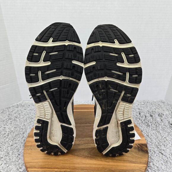 Brooks Mens 11.5D Adrenaline GTS 21 Black Gray Athletic Gym Daily Running Shoe - Picture 8 of 12